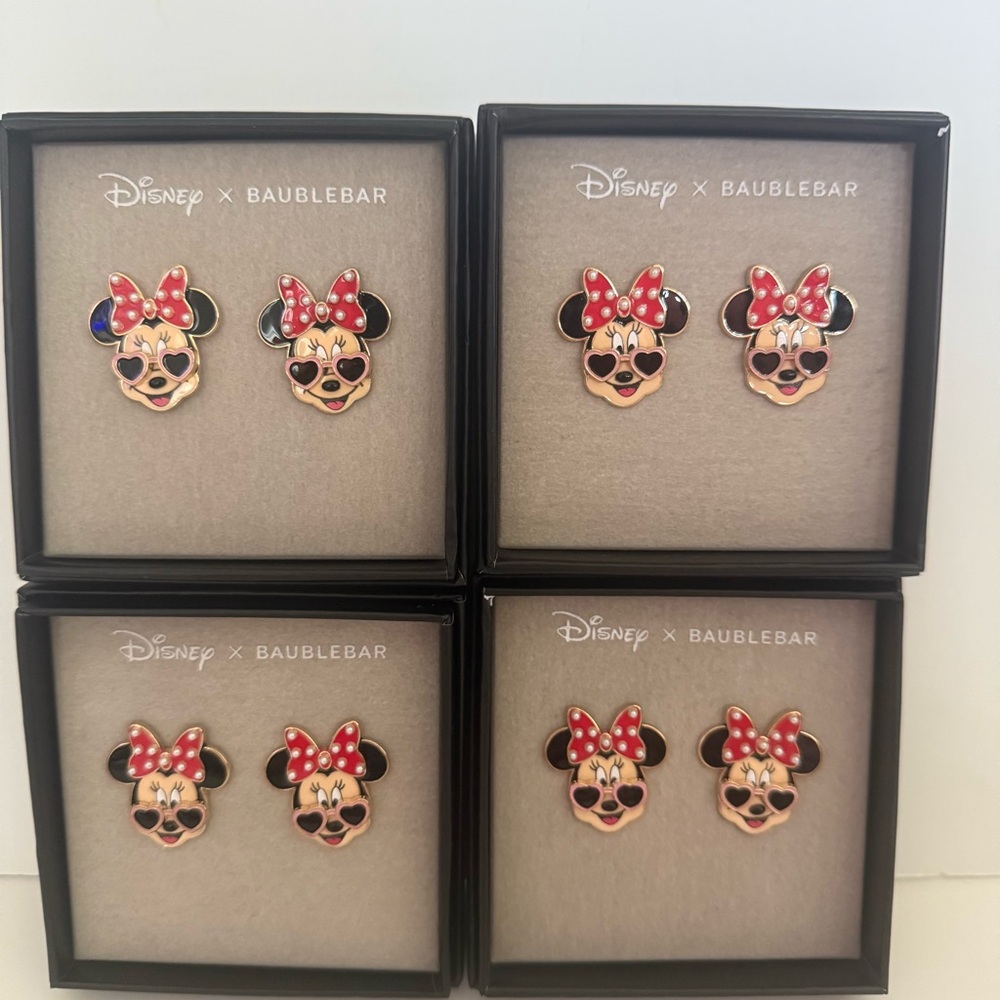 Disney x BaubleBar Minnie Mouse Earrings - 5 Pairs